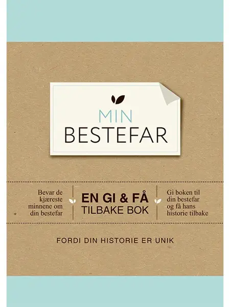 Forsiden på boken Min Bestefar