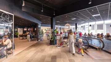 AMFI Verdal fellesareal, i overetasje mot rulletrappene