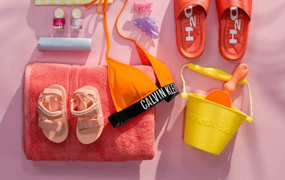 Bilde av strandprodukter