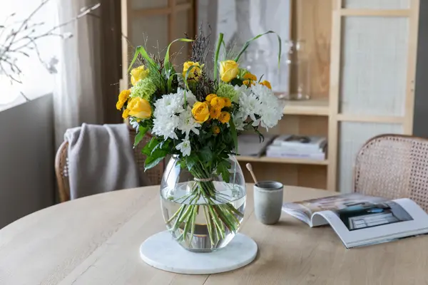 Blomsterbukett for Ukraina fra Mester Grønn