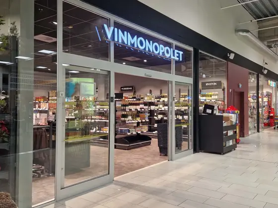 inngangen til vinmonopolet
