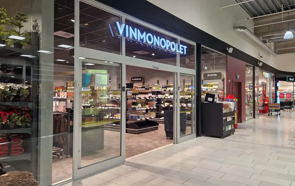 inngangen til vinmonopolet