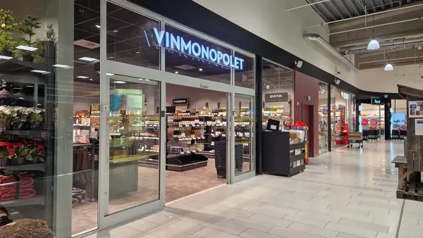 inngangen til vinmonopolet