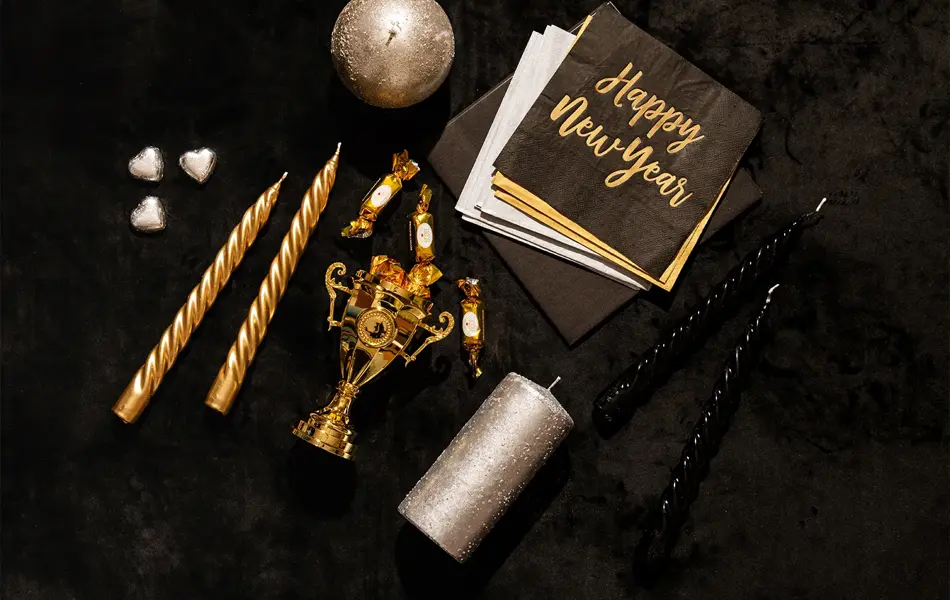 Pynt til nyttårsfeiringen