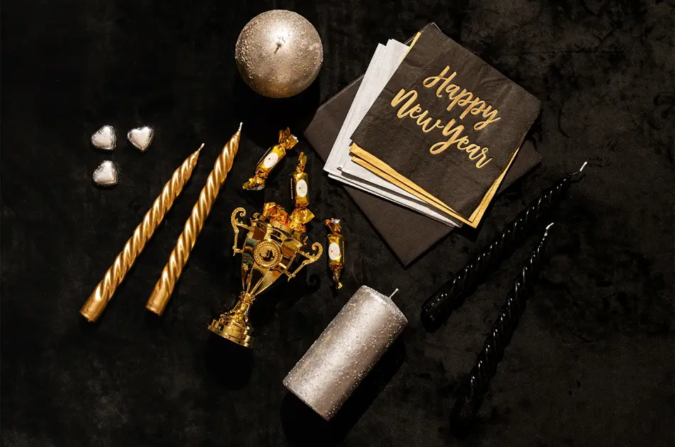 Pynt til nyttårsfeiringen