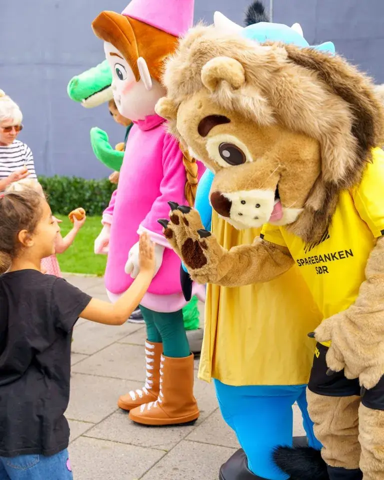 Vågsbygd-dagene amfi vågsbygd kjøpesenter årets kjøpesenter løvemaskot