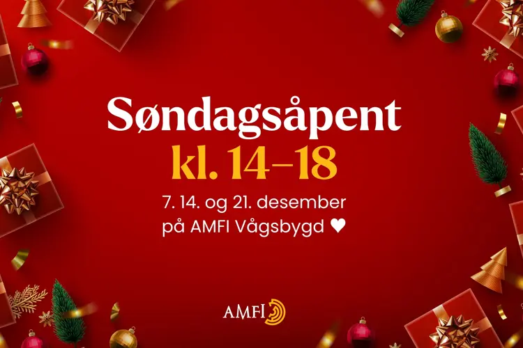 Søndagsåpent AMFI Vågsbygd