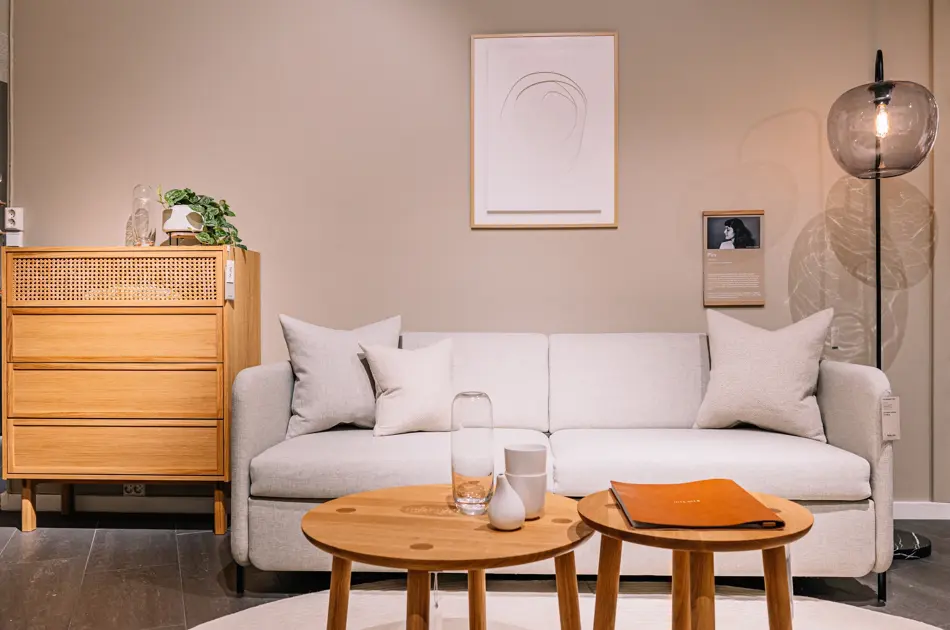 Utstilt interiør hos Bolia