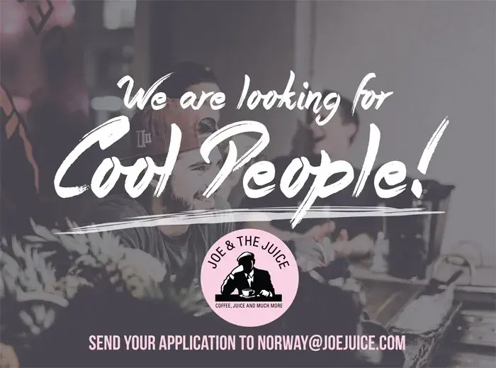 Joe & The Juice søker ansatte 