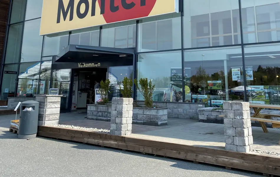 inngangspartiet til Montèr