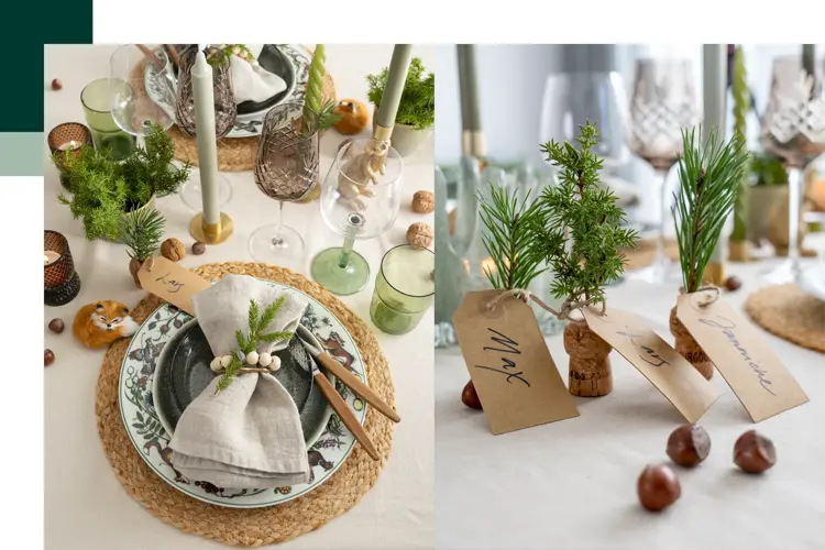 Julebordet er muligens den borddekkingen i løpet av året som vi legger mest flid i, og da er det jo ekstra gøy å ha med noen elementer som har en personlig vri.