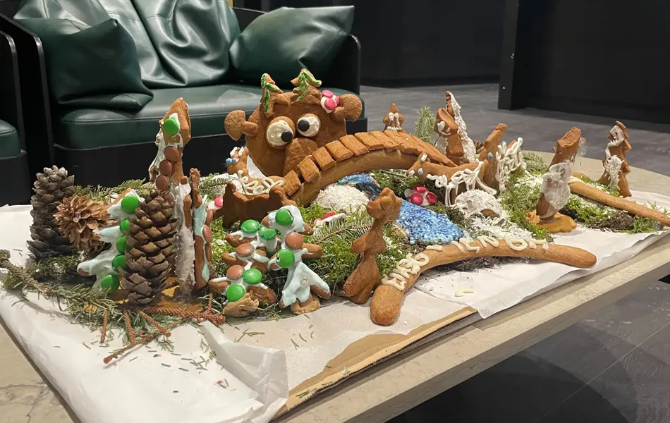 Bukkene Bruse pepperkakebygg