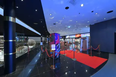 Lobbyområde på Odeon Kino AMFI Moa