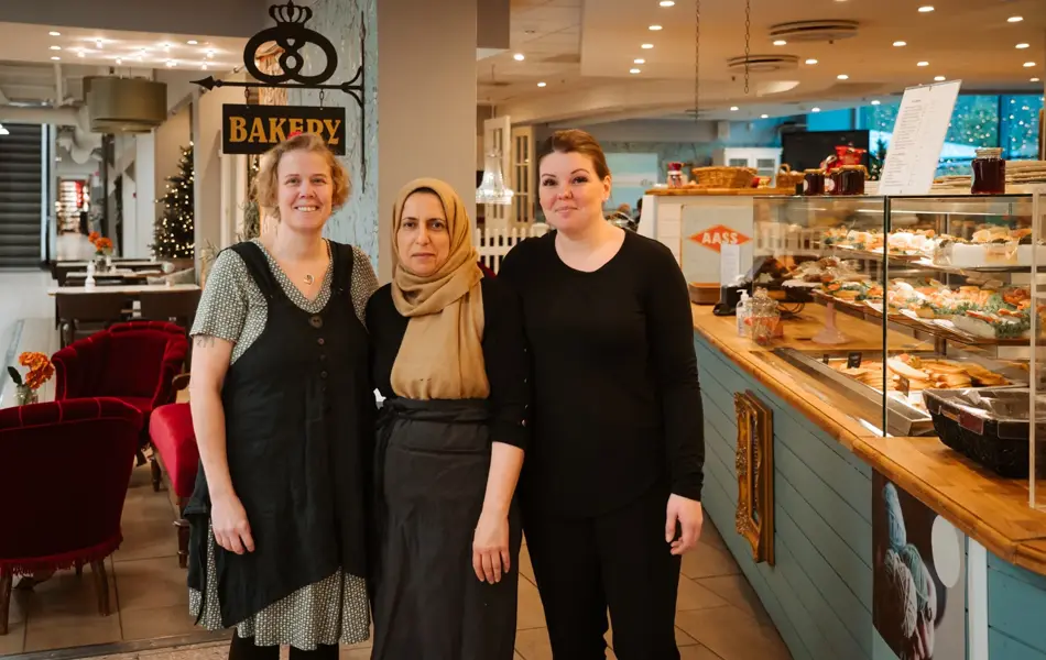 ansatte hos Fru Thunes Spiseri