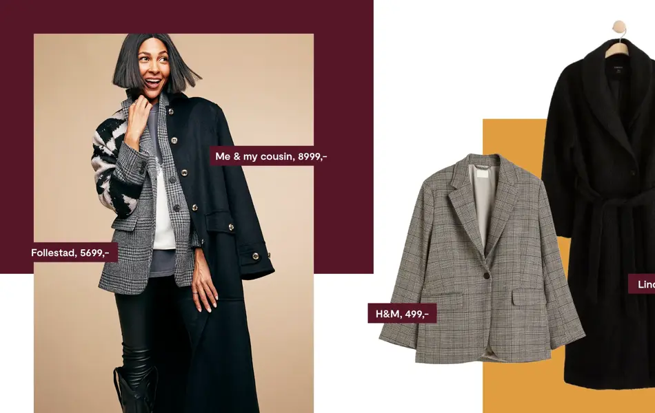 Mote klær luksus vs budsjett