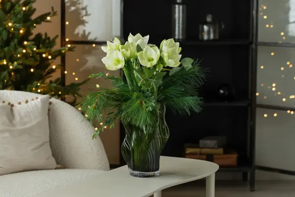 Sandvika_MesterGrønn_Amaryllisbukett