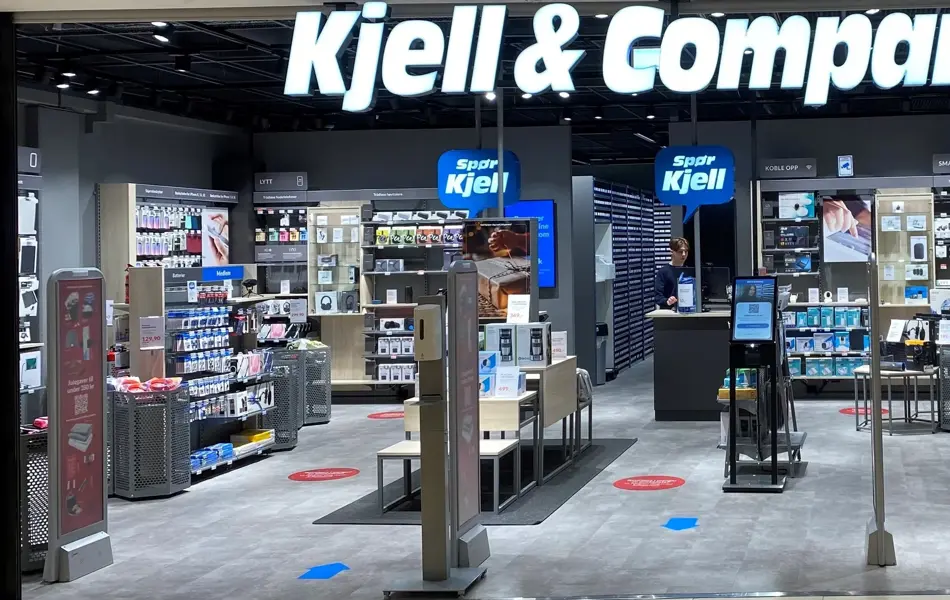 fasaden til Kjell & Co