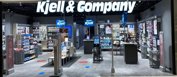 fasaden til Kjell & Co