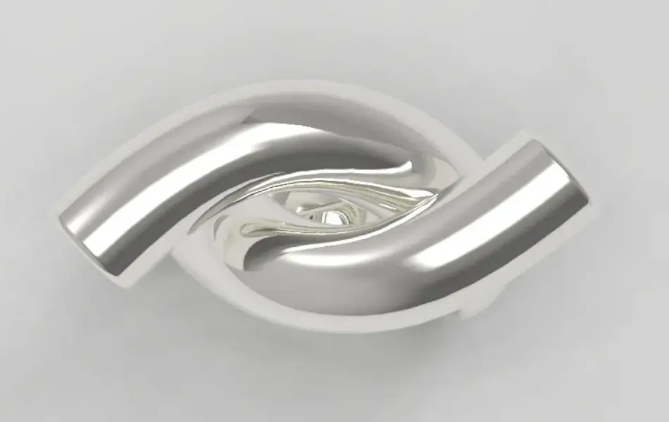 David-Andersen JOSEPHINE - nyhet hos David-Andersen. Norsk merke. 100% resirkulert sølv. Rhodium belagt. 