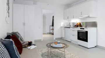 Interiør av stue i Diagonale