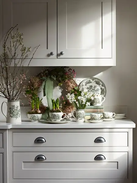 Tildekket kjøkkenbenk