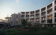 Fasadebilde av boligprosjektet Parkodden i Lillestrøm.