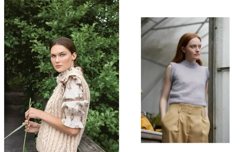 To damer iført vest