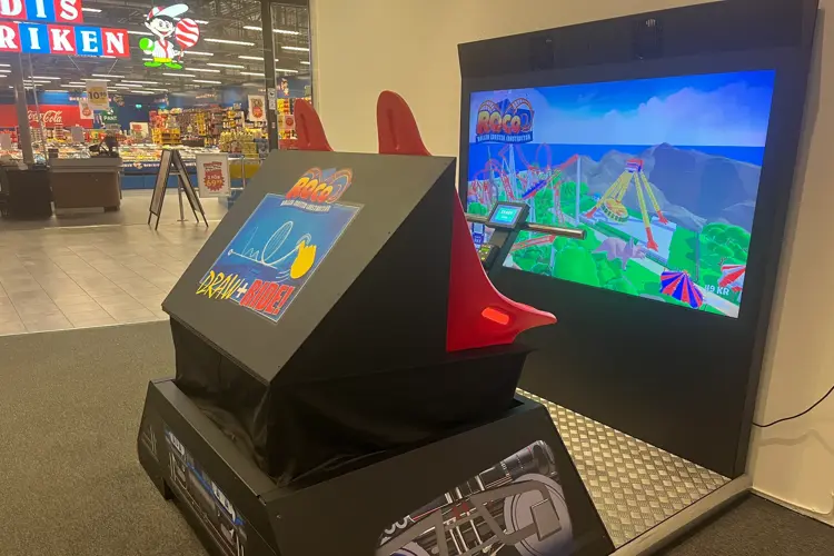 Nyhet - berg och dalbanesimulator, du hittar den mittemot Godisfabriken!