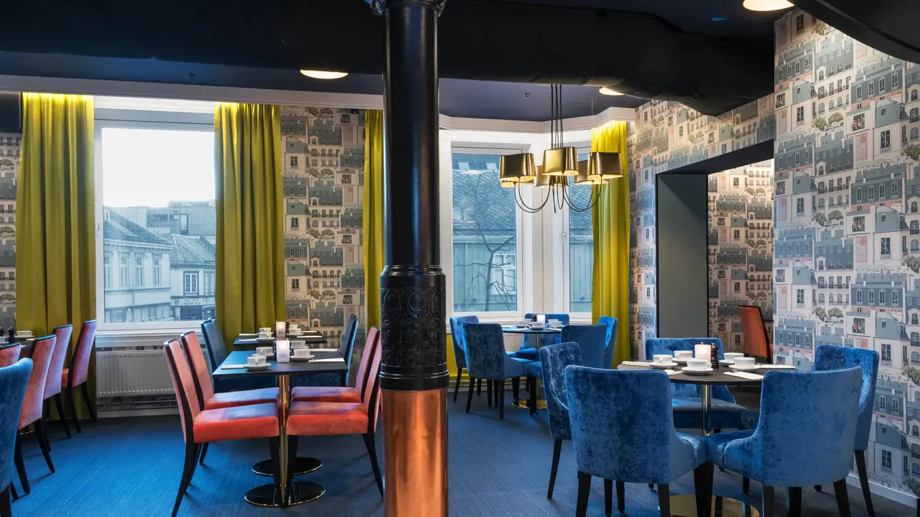 Frokostsal på Thon Hotel Nidaros