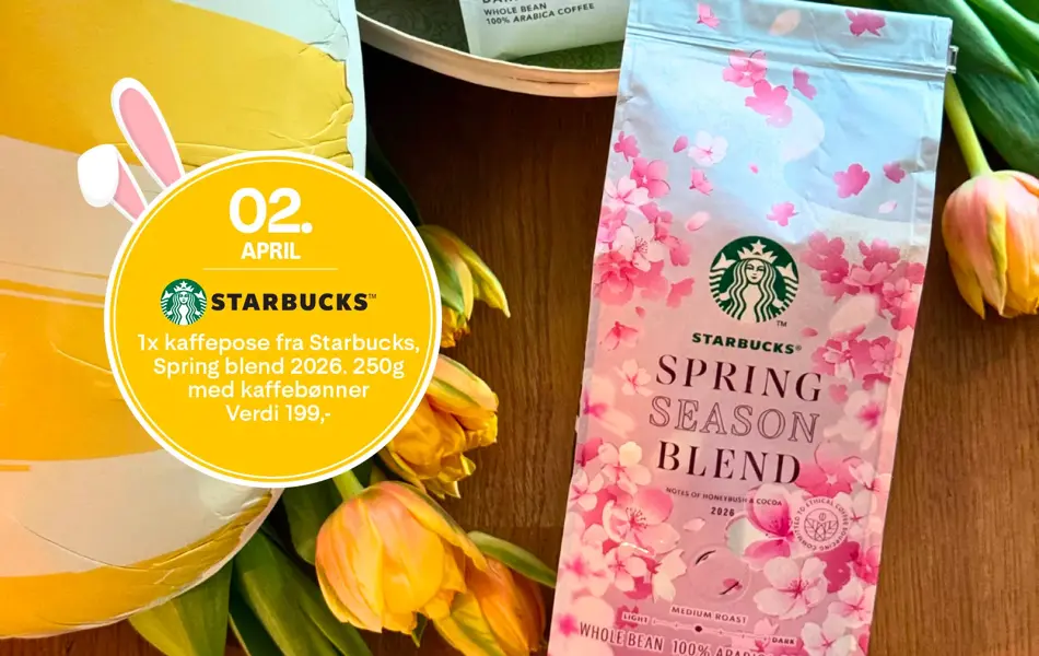 SS_Påskekalender_2.april_Starbucks_3x2