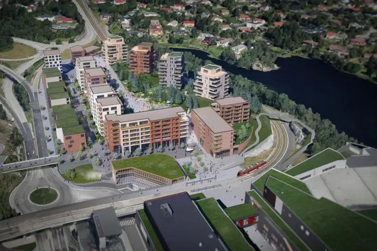 Alle skissene er foreløpige og utarbeidet av Hille Melbye Arkitekter