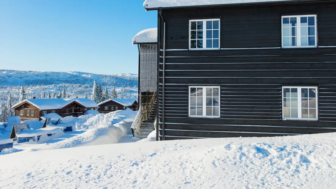 Boligprosjektet Skitorget rett ved Thon Hotel Skeikampen
