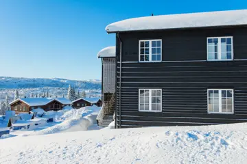 Boligprosjektet Skitorget rett ved Thon Hotel Skeikampen