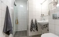 Bildet viser badet på boligprosjektet Skitorget på Skeikampen.
