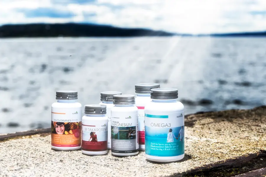 Kosttilskudd som står på et skjær 