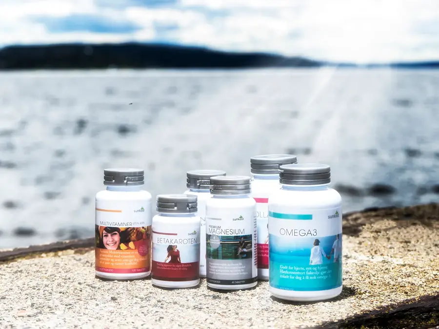 Kosttilskudd som står på et skjær 