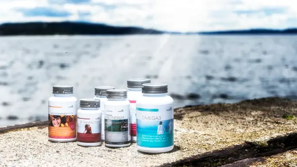 Kosttilskudd som står på et skjær 