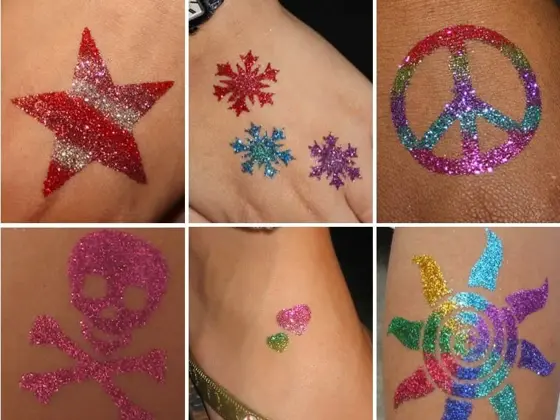 Glittertattoo
