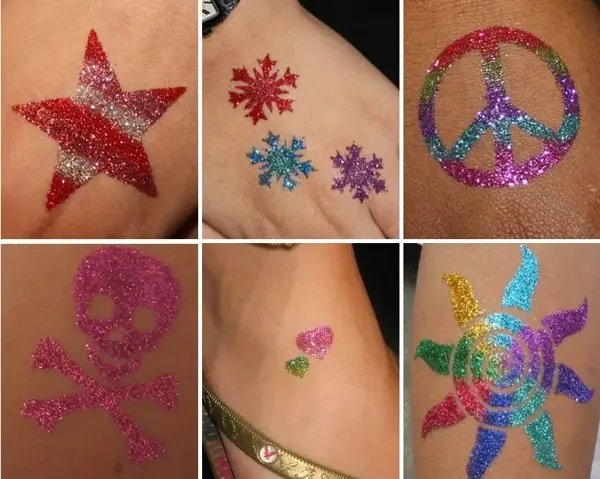 Glittertattoo