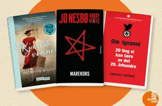 Tre forskjellige pocket bøker.