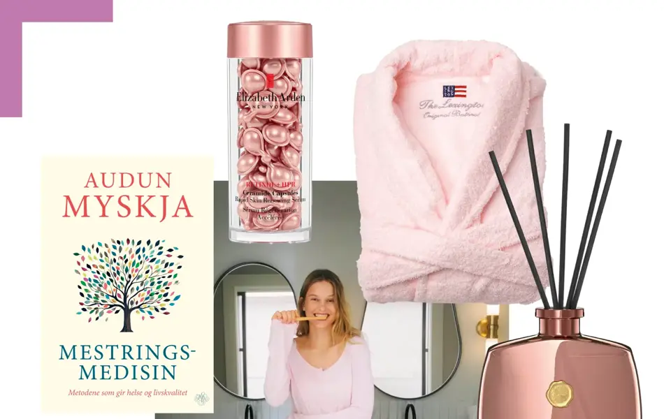 Kollasj med gavetips til valentines