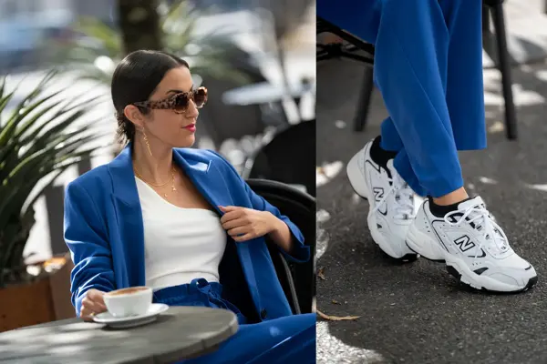 Dame i dress