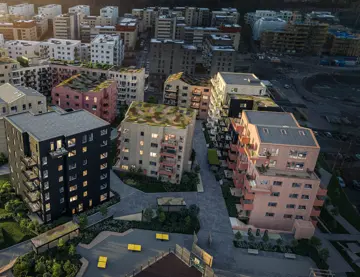 Illustrasjon av boligprosjektet Skårerløkka PREMIUM på Lørenskog.