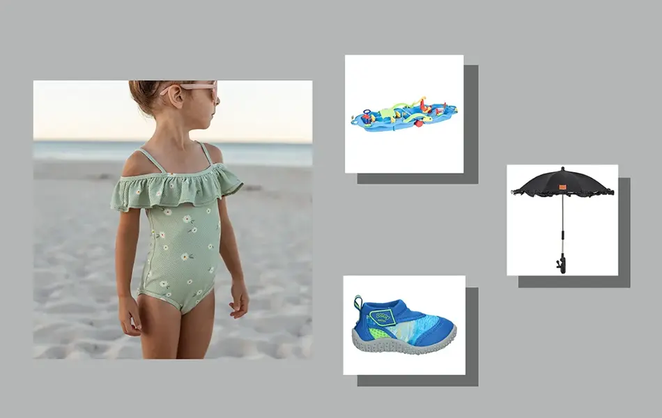 badetøy og badeleker