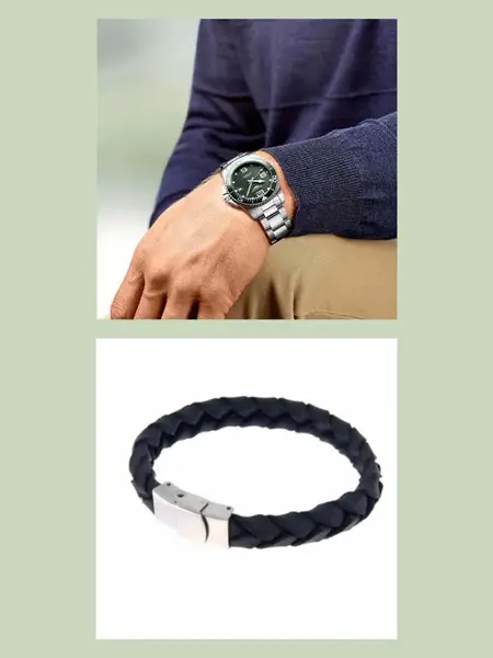 En klokke og et armbånd