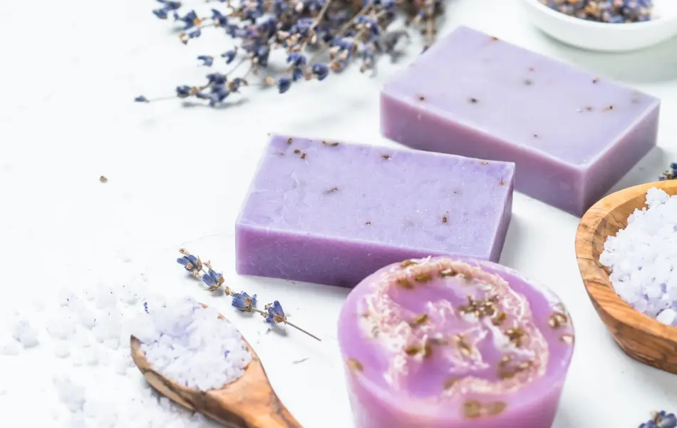 Lilla såper og annen tilbehør