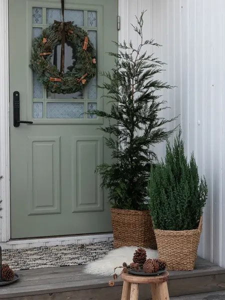 Pyntet inngangsparti