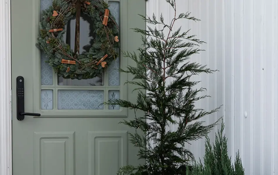 Pyntet inngangsparti