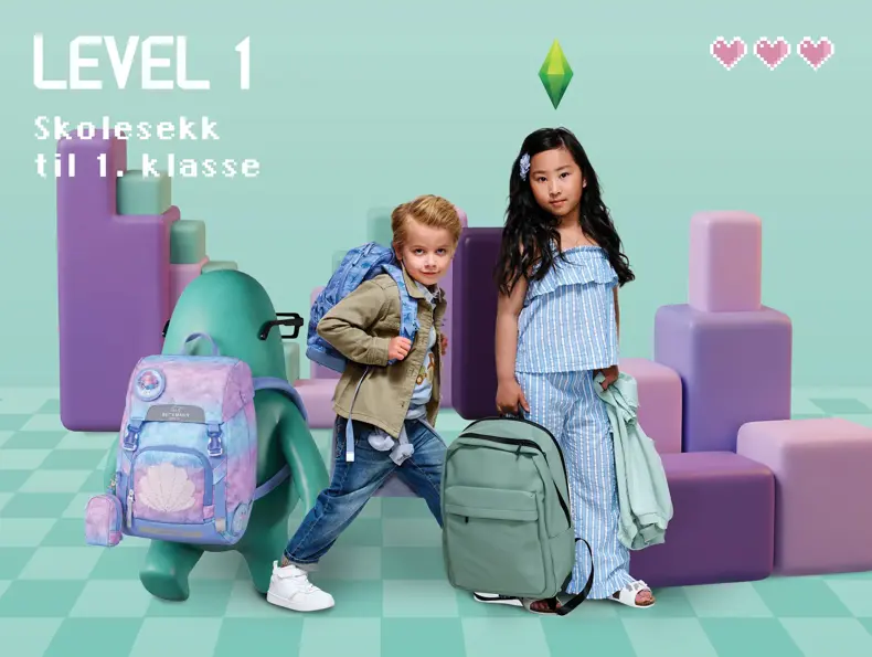 Skolesekk til 1. klasse