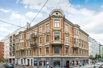 Fasadebilde av Bogstadveien 24 på Majorstua